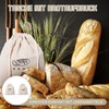 Bread Bags, 2 Linen Bags for Bread, Bread Bag for