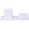 Craft UK 50 White Self-Seal Cards & envelopes 5 x