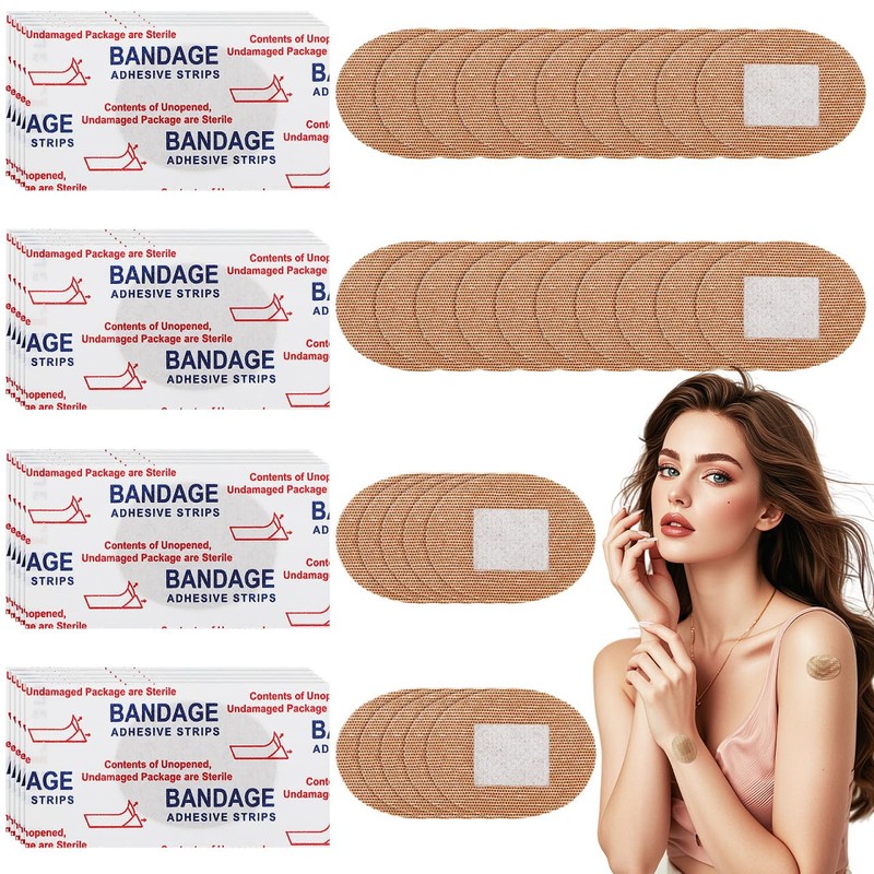 50pcs Breathable Elastic Fabric Wound Care for Wounds Medical Tape