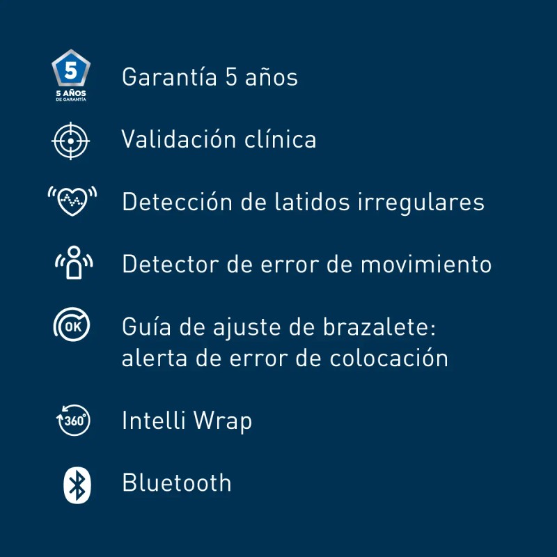Baumanómetro inalámbrico Omron EVOLV HEM-7600T – Medición automática y brazalete
