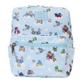 Loungefly Backpacks Toy Story Movie Collab All Over Print Nylon Mini Backpack Blue