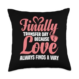 IVF Baby IVF Must Haves Infertility Awareness IVF Strong Throw Pillow