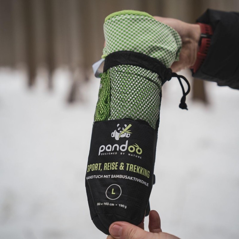Pandoo Bamboo Travel Towel / Sports - Travel - Trekking
