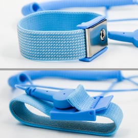 Anti Static Wrist Strap,11" Antistatic Wrist Band Grounding Bracelet ESD Wrist Strap Adjustable Wristband, ESD Grounding Wristband
