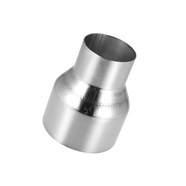 Motoforti 2" ID to 3" ID Stainless Steel Exhaust Pipe Adapter Reducer for Car Long-lasting