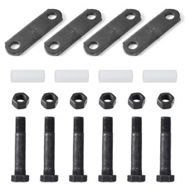 Racewill Trailer Shackle Kit, Tandem Axle Trailer Kit for Double Eye Spring (3,500 lbs-7,200 lbs Axles)