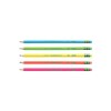 Ticonderoga 13810 Pre-Sharpened Pencil, HB, 2, Assorted Color Barrels, 10/Set