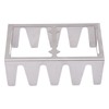 BBQ Skewer Rack Lightweight Portable Sturdy Structure Stainless Steel Wear