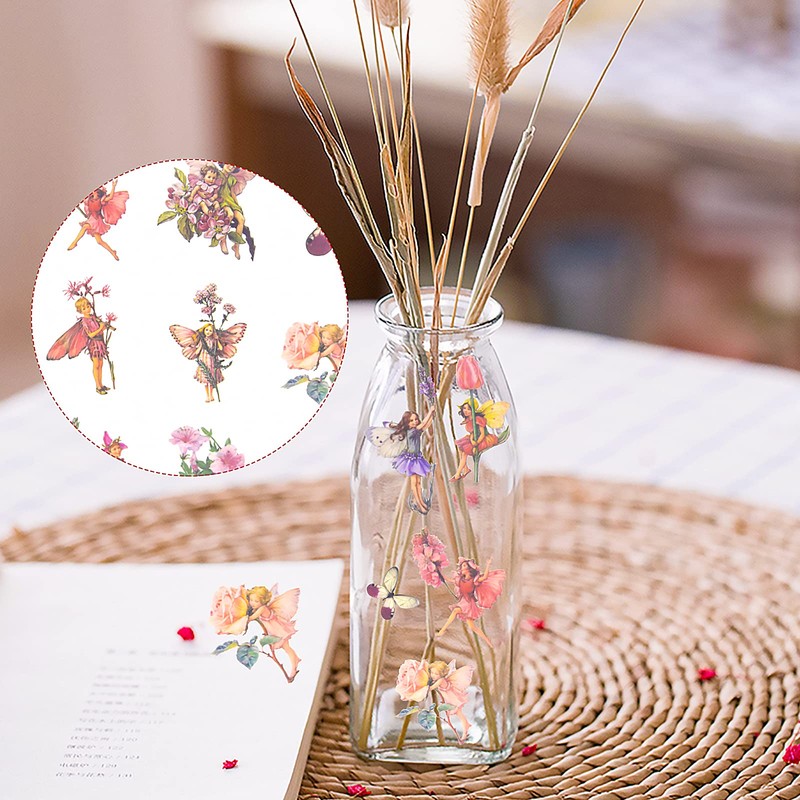 KIBBEH Transparent Decorative Fairy Stickers