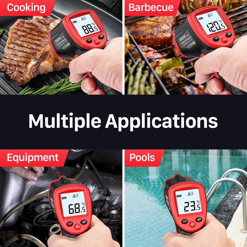 2025 Infrared Thermometer Gun, Eventek -58°F~1112°F Temperature Gun, Laser Thermometer