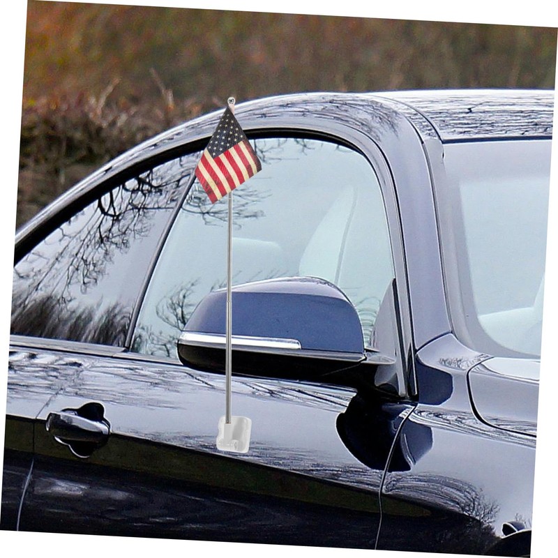 CAXUSD Magnetic Flag Pole Holder for Car Flag Base for