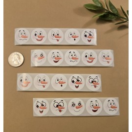 unknown 20 SNOWMAN STICKERS/REWAR
