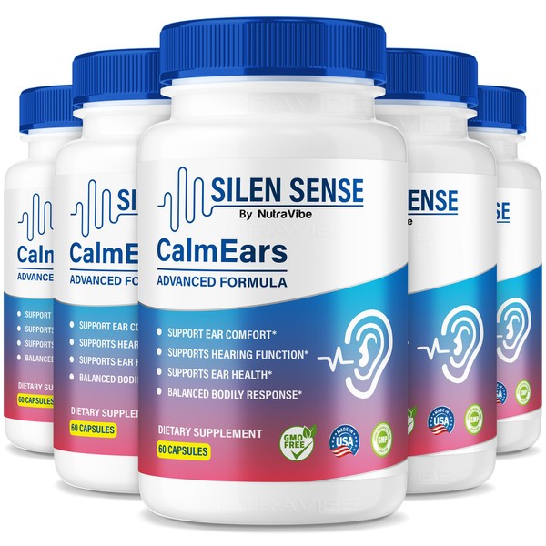 (5 Pack) SilenSense Calm Ears – Premium Silen Sense Daily