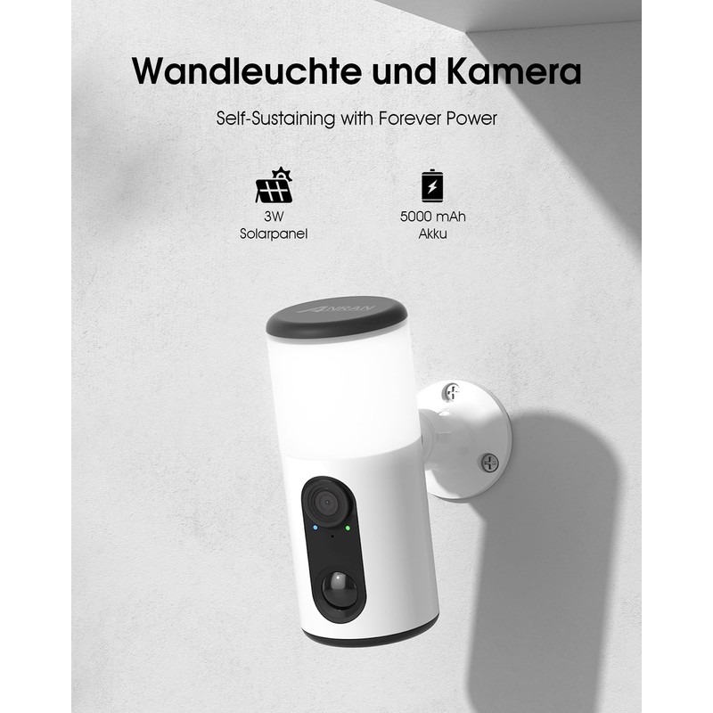 ANRAN 2K Outdoor Security Camera WiFi Enabled Motion Detection 2