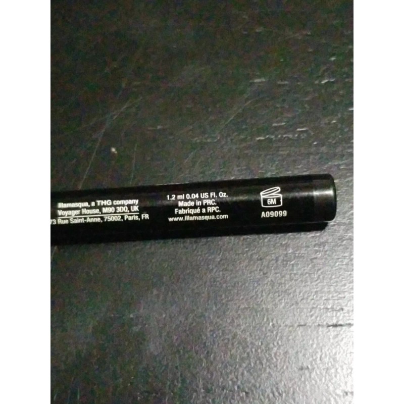 Illamasqua Black Liquid Eyeliner Trial Size Eye Makeup Cosmetic 1.2