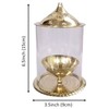 Purpledip Akhand Jyoti Brass Oil Lamp: Long Lasting Festival Deepam