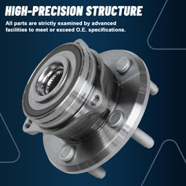 AUTOCLUB Front Wheel Bearing Hub for 2011-2020 Dodge Durango 2011-2019 Jeep Grand Cherokee 2012 2013 2014 2015 2016 2017 2018 Left Right Side Assembly Replacement - 513324