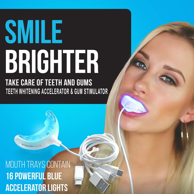 Oral Care Gum Light Tray from Starlite Smile Compatible with