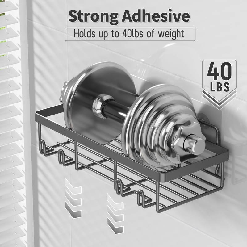 5 Pack Shower Caddy Organizer Rack Shelf for Inside Shower,