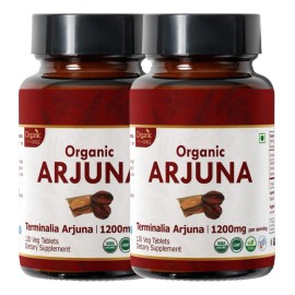 Organic Spree Arjuna 120 Tabletas Usda Pack 2