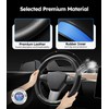 Wigoo Car Steering Wheel Cover Compatible with Nissan [Ergonomic Design,
