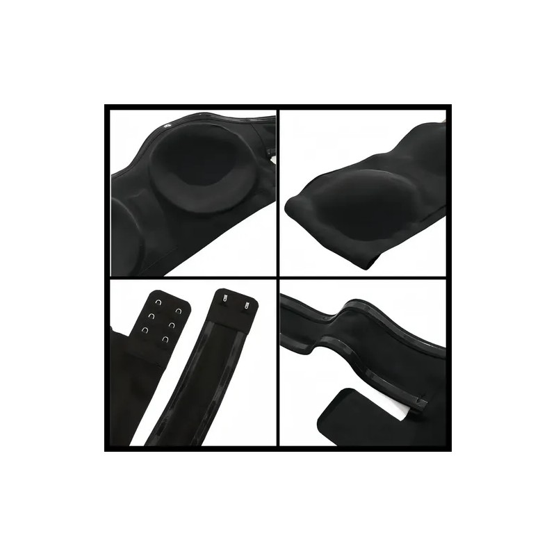 2p Bra Nubra Brasier Strapless Push Up Invisible Sin Tirante