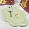 ARJDXDP Ceramic Jewellery Dish Trinket Dish, Cloud Shape Tray Jewellery