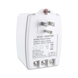 EPLZON 16.5V 1810mA Plug in Thermostat and Doorbell Transformer 16.5 Volt Transformer with PTC Fuse Compatible with Nest, Ecobee, Sensi and Honeywell Thermostat and All Versions of Ring Doorbell