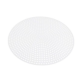 Exceart 20pcs Plastic Canvas DIY Canvas Shape for Cross Stitch Embroidery Needlepoint Craft Needlepoint Mesh Art Project Round 11.5cm