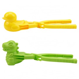 Yellow Duck & Dinosaur Sushi Molds Kit for Kids - BPA-Free Rice Shapers, DIY Bento Lunch Tools with Non-Stick Design - Create Animal Rice Balls, Onigiri in 3 Seconds