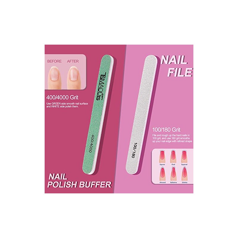 TsMADDTs- Kit de herramientas NALI con limas y pulidores de