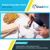 SharkBite 3/4 Inch Crimp Ball Valve, Brass Plumbing Fitting, PEX