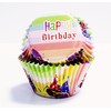PME BC760 Party Hats Foil Lined Baking Cases for Cupcakes,