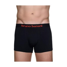 bruno banani men's short 4-pack flowing boxers, black (black / white // black / red 1936), X-Large (manufacturer size: XL)