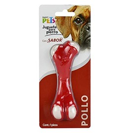 Fancy Pets Juguete Dental en Forma de Hueso con Sabor Pollo Tamaño Mediano para Perro