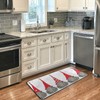 Kitchen Rugs Runner Cute Gnomes Christmas Pattern Doormat Bath Rugs
