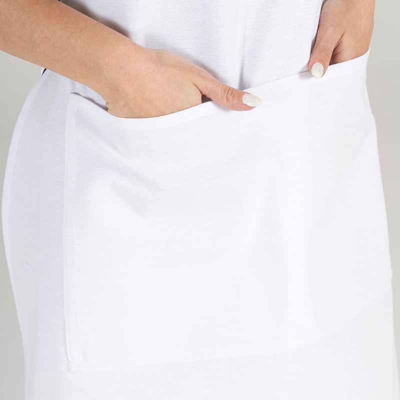 PB TECH Aprons Adjustable Bib Apron with 2 Pockets Unisex