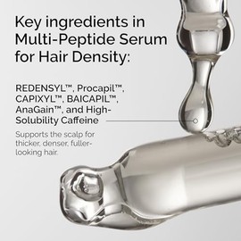 The Ordinary Multi-Peptide Serum for Hair Density, Peptide-Powered Formula for Thicker, Fuller Looking Hair
