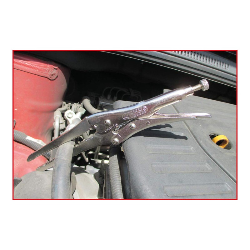 KS Tools 115.1505 Clamping Pliers for Pipes, 86 mm