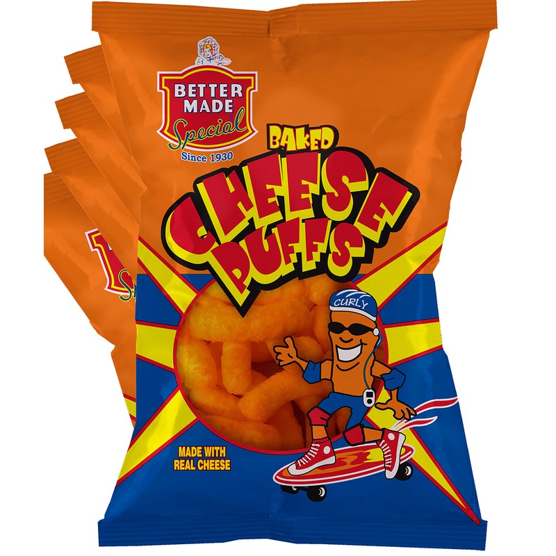 Better Made Special Baked Cheese Puffs (4) x Family Size