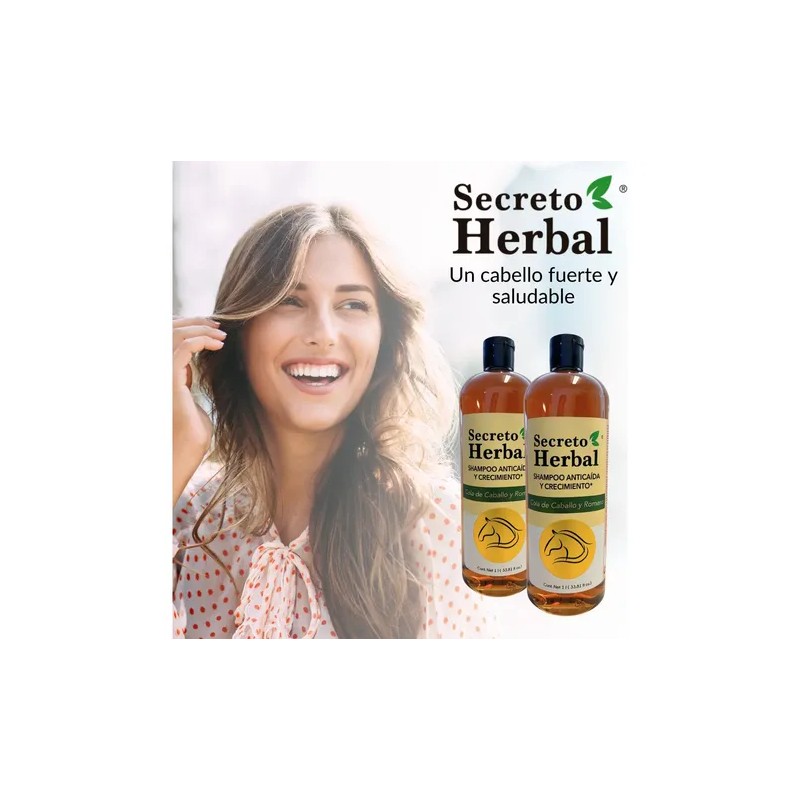 Caja 6pz Surtida Shampoo Secreto Herbal Romero Chile Bergamota