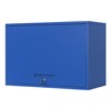 Yizosh Metal Garage Wall Cabinet with Doors and Shelves, Wall