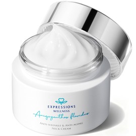 Wellness Neck Firming Cream: Tighten and lift cream with retinol collagen and peptides anti-aging wrinkle moisturizer for face neck chest décolleté.1.76 ounces / 웰니스 넥 피밍 크림: 레티놀 콜라겐 및 펩타이드 얼굴 목 가슴 데콜레를 위한 안티에이징 주름 보습제가 함유된 크림을 조이고 들어 올립니다. 1.76온스