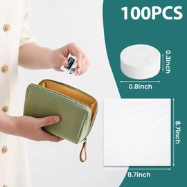 BigOtters BigOtters 100PCS Compressed Towels, Disposable Face Towels for Travel Camping Wipes Toilet Paper Tablets Survival Gear and Supplies for Outdoors Hiking Hotel