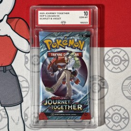 Graded 10 2025 Journey Together Sealed Booster Pack Hop’s Zacian Ex