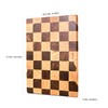 TJ POP End Grain Cutting Board - Heavy Duty Acacia/Rubber