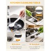 7 Pack Kitchen Cleaning Dish Brush Set with Storage Box