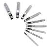XPOtool Punch Set 3-12 mm 9-Piece Hole Cutter Made of
