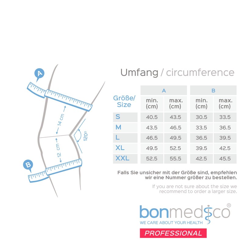 Bonmedico Kenu & Gensano Knee Bandage, blue