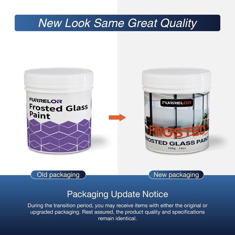 Frosted Glass Paint 32oz Industrial Strength Window Privacy Coating, Waterproof